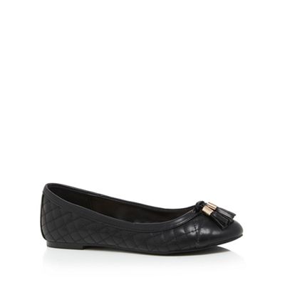 Black 'Alanna' slip-on shoes